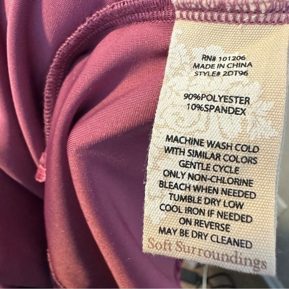 Soft Surroundings Velvet Boyfriend Tunic Shirt - Picture 3 of 9